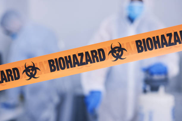Professional Infectious Disease Decontamination technician working in Holland, TX